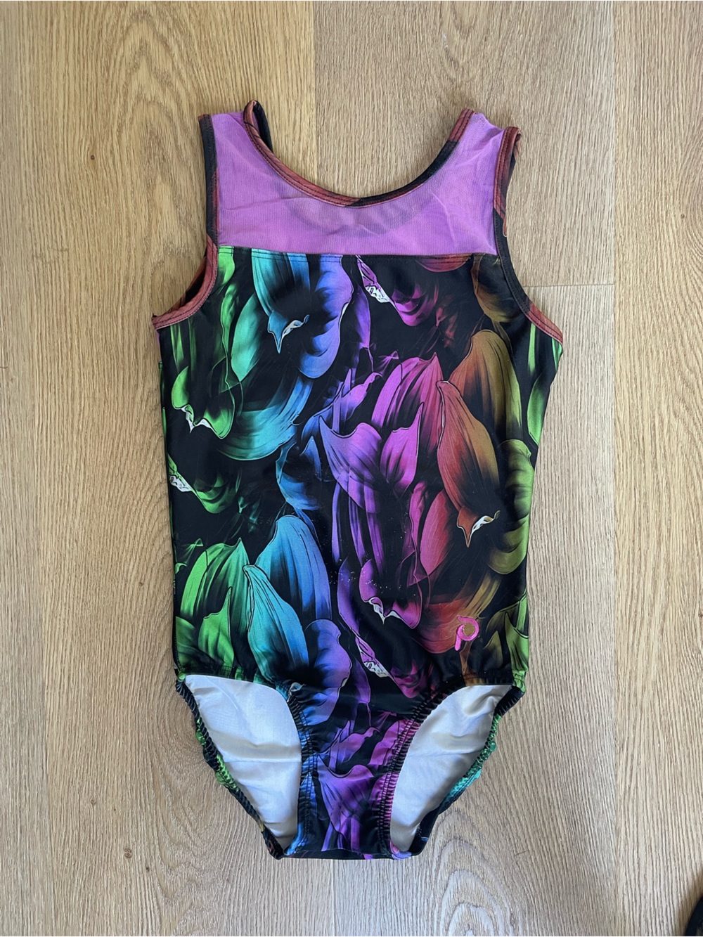 Multicolor Plum Practicewear Gymnastics Leotard